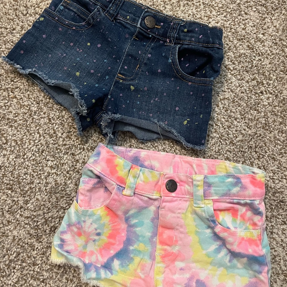 Denim Kids Shorts Set